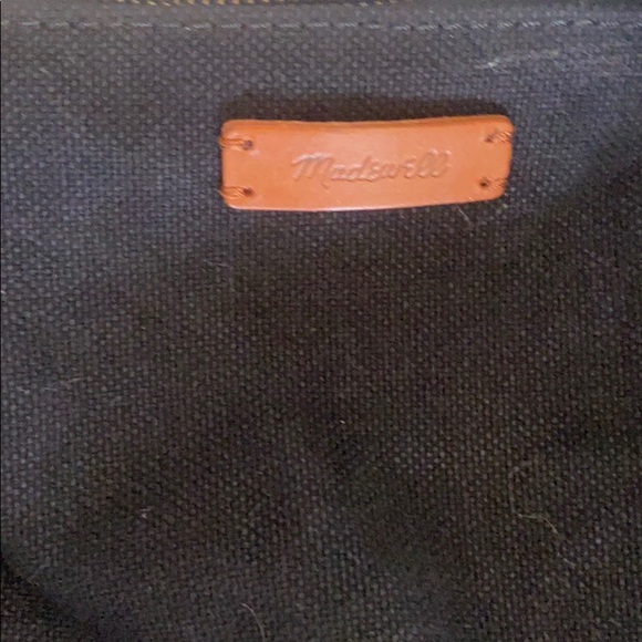 Madewell canvas gingham tote ๐ EUC - Picture 2 of 6